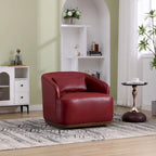 Swivel Barrel Chair,Comfy Round Accent Sofa Chair,360 Degree Swivel Barrel Club Chair,Leisure Arm Chair for Nursery