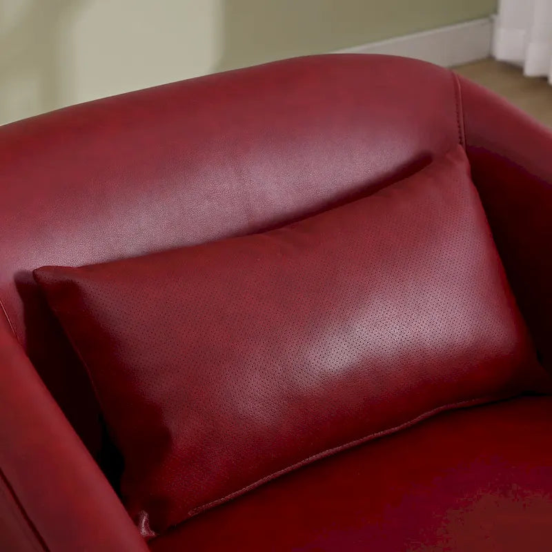Poltrona Girevole a Botte, Poltrona Accent Rotonda Comoda, Poltrona a Botte Girevole a 360 Gradi, Poltrona Relax per la Cameretta