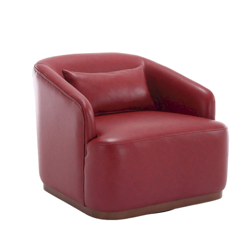 Poltrona Girevole a Botte, Poltrona Accent Rotonda Comoda, Poltrona a Botte Girevole a 360 Gradi, Poltrona Relax per la Cameretta
