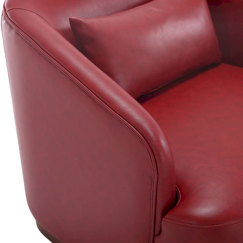 Poltrona Girevole a Botte, Poltrona Accent Rotonda Comoda, Poltrona a Botte Girevole a 360 Gradi, Poltrona Relax per la Cameretta