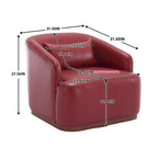 Poltrona Girevole a Botte, Poltrona Accent Rotonda Comoda, Poltrona a Botte Girevole a 360 Gradi, Poltrona Relax per la Cameretta