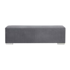 Panca Goffney Chenille con simulatore di camino e audio Bluetooth