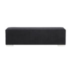 Panca Goffney Chenille con simulatore di camino e audio Bluetooth