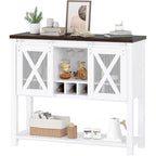 Mobile bar da caffè, credenza con portabicchieri da vino