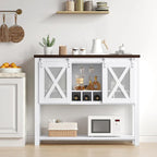 Mobile bar da caffè, credenza con portabicchieri da vino