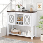 Mobile bar da caffè, credenza con portabicchieri da vino