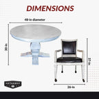 Set tavolo da pranzo e da poker Montecito - Driftwood