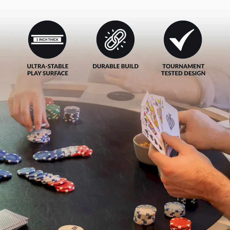Set tavolo da pranzo e da poker Montecito - Driftwood
