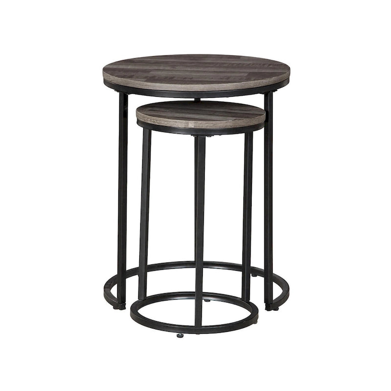 Set di 2 tavolini d'appoggio Ridgerun