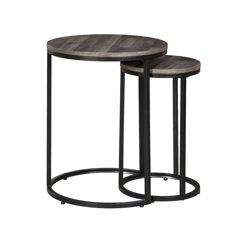 Set di 2 tavolini d'appoggio Ridgerun