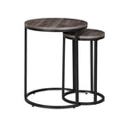 Set di 2 tavolini d'appoggio Ridgerun