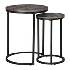 Set di 2 tavolini d'appoggio Ridgerun
