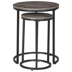 Set di 2 tavolini d'appoggio Ridgerun