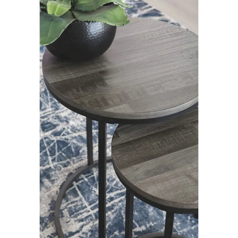 Set di 2 tavolini d'appoggio Ridgerun