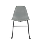 Sedie da pranzo moderne Alivia senza braccioli con gambe in ferro (set da 2)