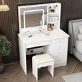 Set Toeletta Trucco con 3 modelli di luce e Sgabello