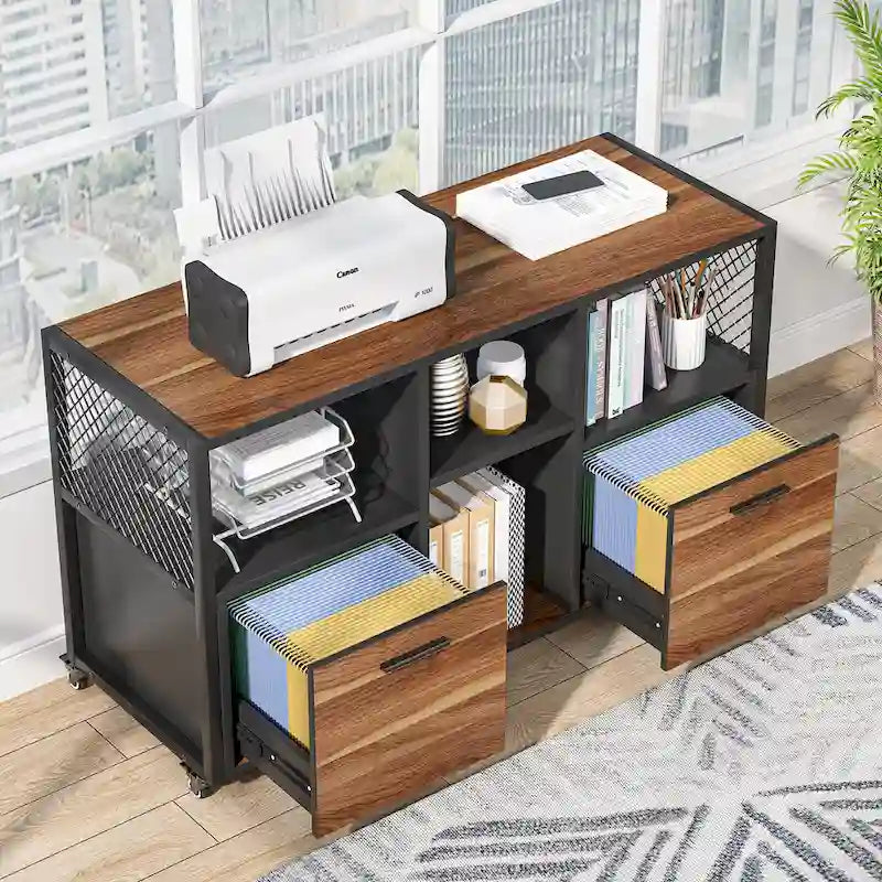 Schedario moderno, schedario laterale mobile per ufficio domestico