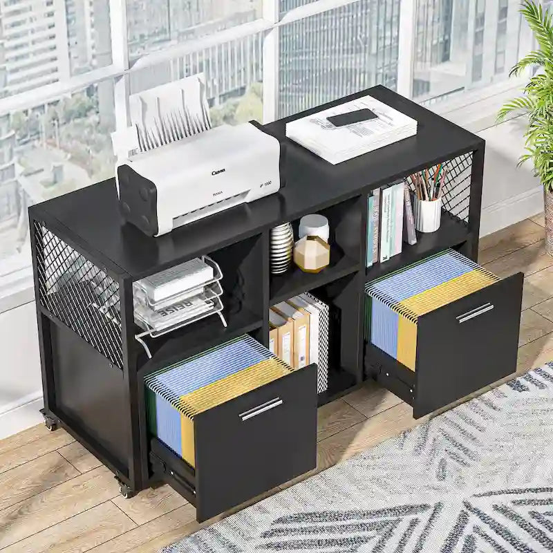 Schedario moderno, schedario laterale mobile per ufficio domestico