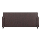 Divano in LeatherSoft con Cornice Cucita a Linee Pulite - 70L x 29P x 32.25A