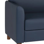 Divano in LeatherSoft con Cornice Cucita a Linee Pulite - 70L x 29P x 32.25A