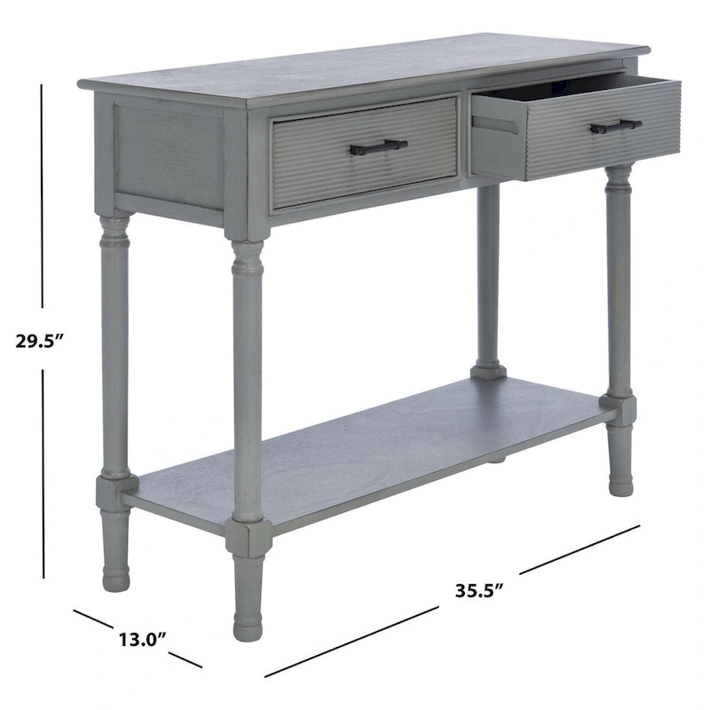 Consolle 2 cassetti Sinda - 35,5 L x 13 P x 29,5 H - 36Lx13Px30A