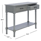 Consolle 2 cassetti Sinda - 35,5 L x 13 P x 29,5 H - 36Lx13Px30A