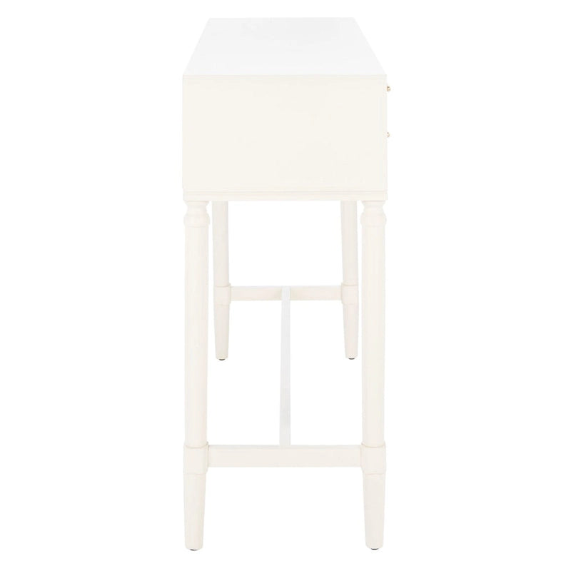 Tavolo consolle Birdella a 4 cassetti - 42 L x 13 P x 29,5 A - 42Lx13Px30A