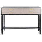 Tavolo consolle Birdella a 4 cassetti - 42 L x 13 P x 29,5 A - 42Lx13Px30A