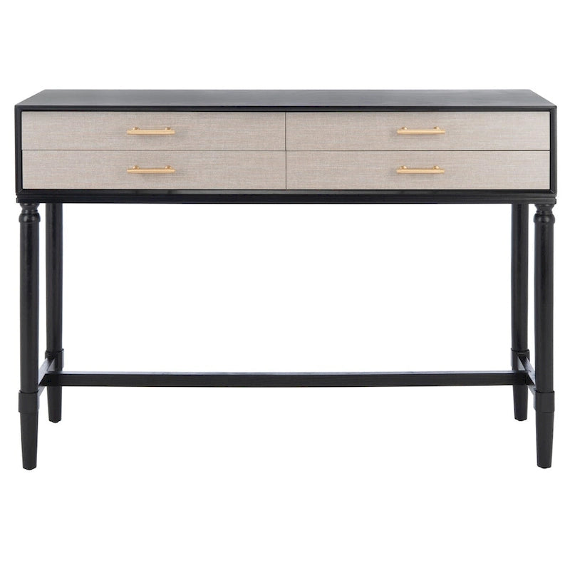 Tavolo consolle Birdella a 4 cassetti - 42 L x 13 P x 29,5 A - 42Lx13Px30A