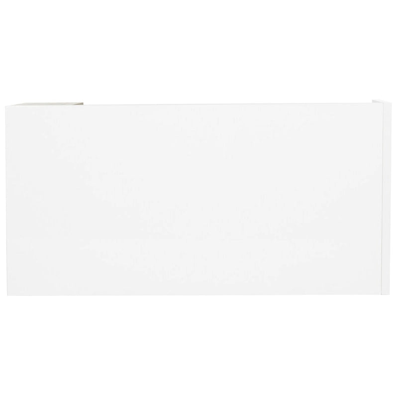 Tavolino da salotto Shelva scandinavo laccato con contenitore laterale - 47,3 x 23,5 x 15 - 47Lx24Px15A