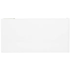 Tavolino da salotto Shelva scandinavo laccato con contenitore laterale - 47,3 x 23,5 x 15 - 47Lx24Px15A
