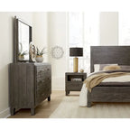 Letto Hadley con pannelli, Onyx