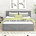 Letto a piattaforma King Size con quattro cassetti portaoggetti e gambe di supporto