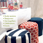 Pouf/ottoman da interno/esterno Citrus Blooms 40,6 L x 40,6 P x 43,2 A cm