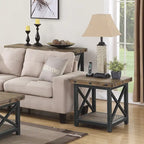 Tavolino in legno marrone Homestyles Carpenter - 21 x 23 x 25