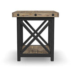 Tavolino in legno marrone Homestyles Carpenter - 21 x 23 x 25