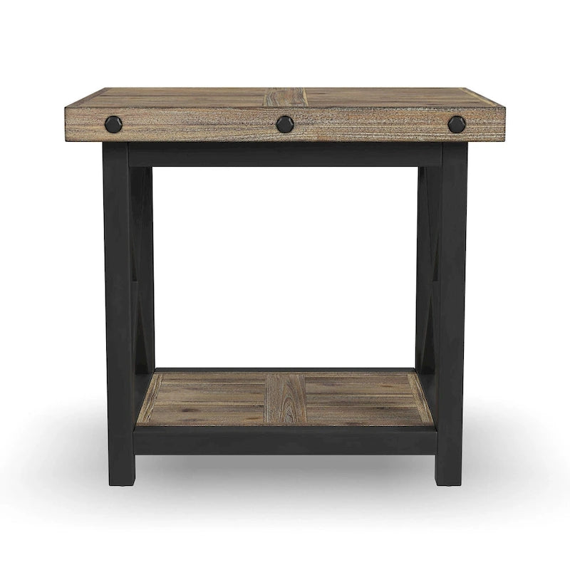 Tavolino in legno marrone Homestyles Carpenter - 21 x 23 x 25