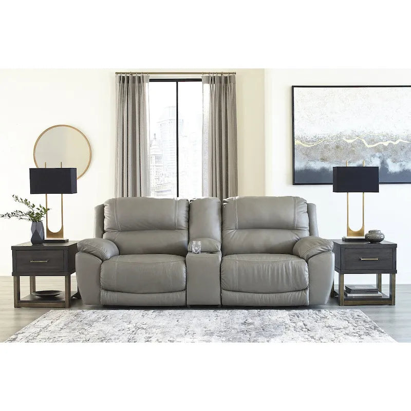 Divano reclinabile a 3 posti con consolle Signature Design by Ashley Dunleith