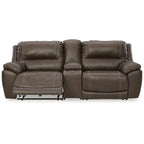 Divano reclinabile a 3 posti con consolle Signature Design by Ashley Dunleith