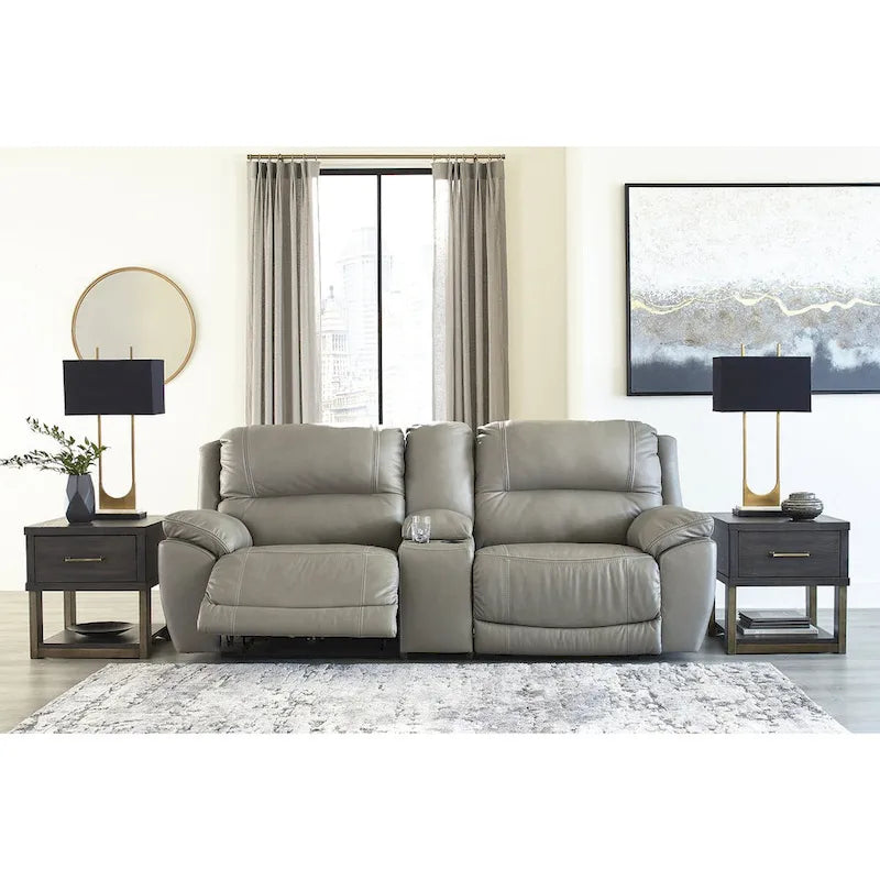 Divano reclinabile a 3 posti con consolle Signature Design by Ashley Dunleith
