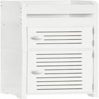 Mobiletto da bagno salvaspazio con anta - 7.9P x 7.9L x 30.7A