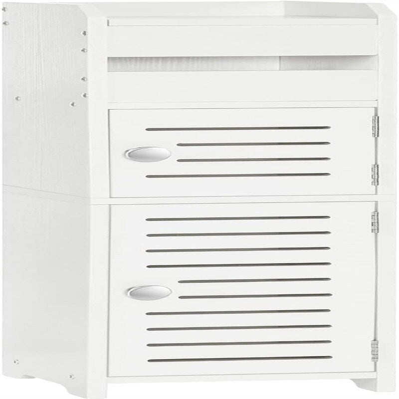 Mobiletto da bagno salvaspazio con anta - 7.9P x 7.9L x 30.7A