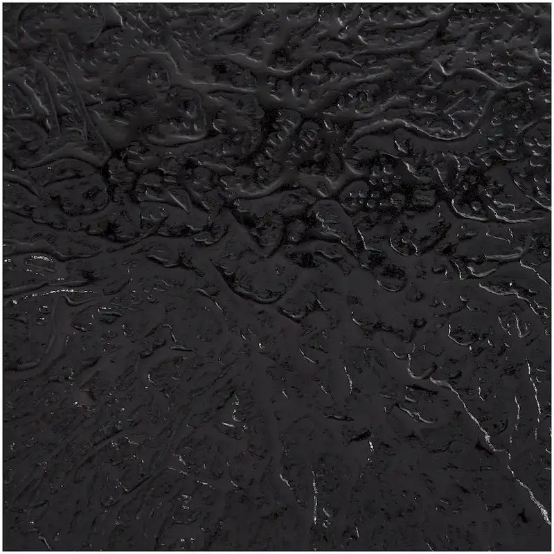 Tavolino d'appoggio/laterale stretto geometrico in metallo e alluminio con texture - Argento, Oro o Grigio