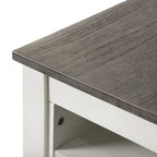 Vesper Set da Pranzo 3 Pezzi Altezza Bancone con Scaffalature