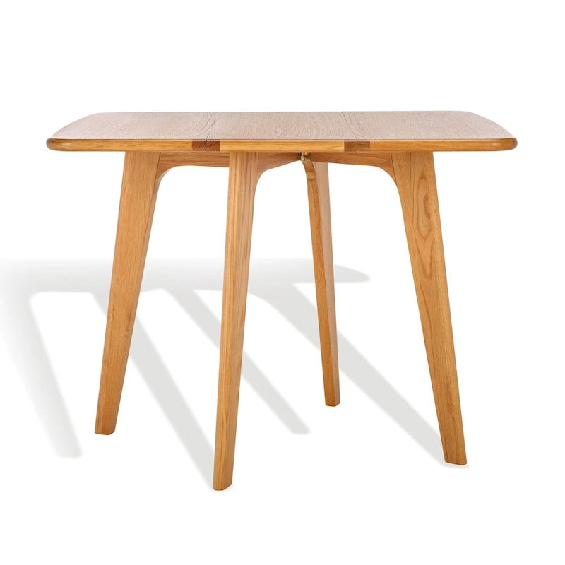 SAFAVIEH Couture Annliese Natural Gateleg Dining Table - 37 W x 30 D x 28 H - 37Wx30Dx28H